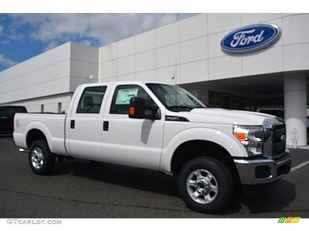 2016 F250 Super Duty XL Crew Cab 4x4 - Oxford White / Steel photo #1