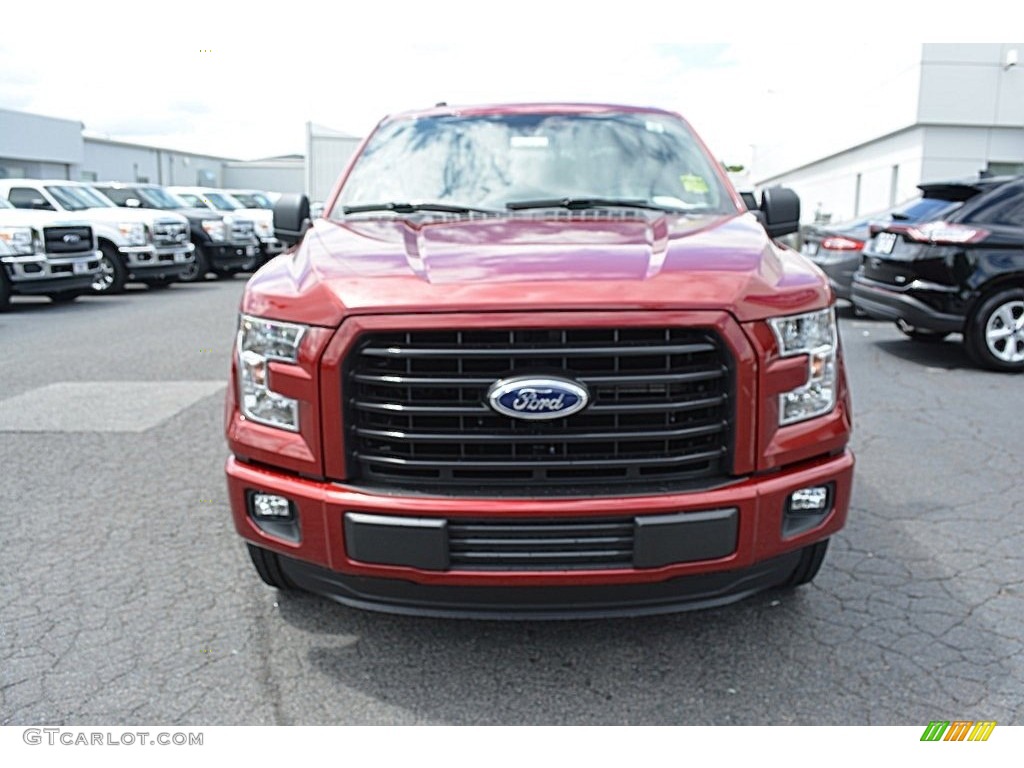 2016 F150 XLT SuperCrew - Ruby Red / Black photo #4