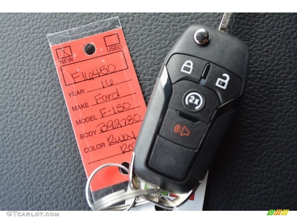 2016 F150 XLT SuperCrew - Ruby Red / Black photo #22