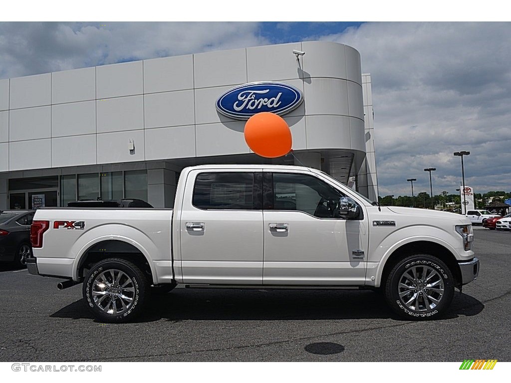 2016 F150 King Ranch SuperCrew 4x4 - White Platinum / King Ranch Java photo #2