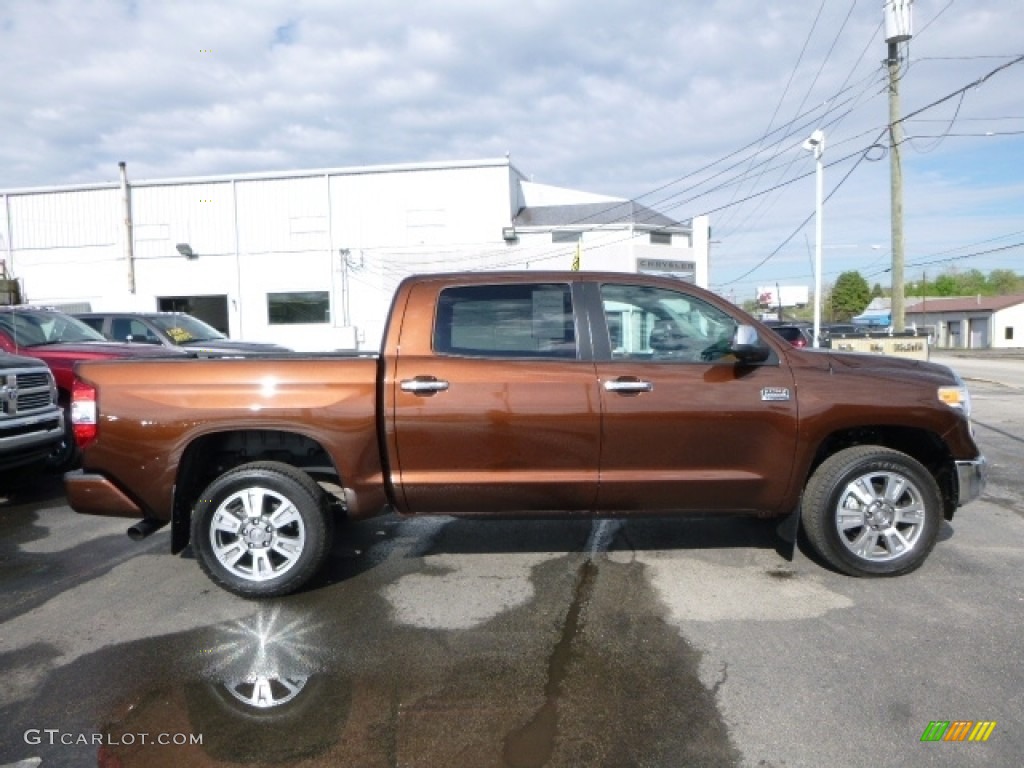 2016 Tundra 1794 CrewMax 4x4 - Sunset Bronze Mica / 1794 Black/Brown photo #3