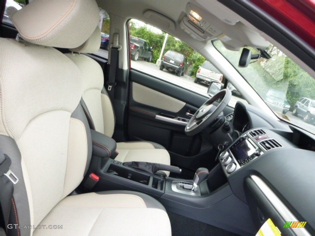 2016 Crosstrek 2.0i Premium - Venetian Red Pearl / Ivory photo #3