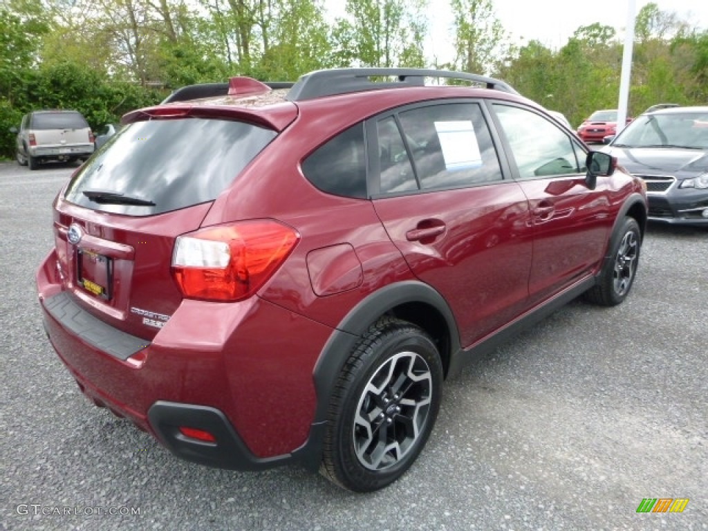 2016 Crosstrek 2.0i Premium - Venetian Red Pearl / Ivory photo #6