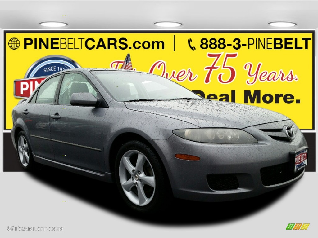 2007 MAZDA6 i Sport Sedan - Tungsten Gray Metallic / Black photo #1