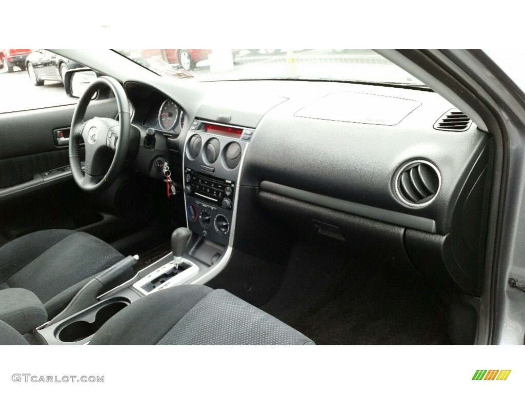 2007 MAZDA6 i Sport Sedan - Tungsten Gray Metallic / Black photo #6