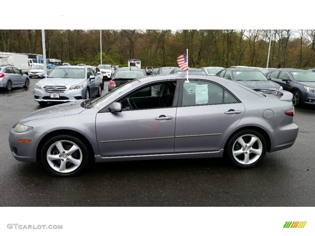 2007 MAZDA6 i Sport Sedan - Tungsten Gray Metallic / Black photo #10