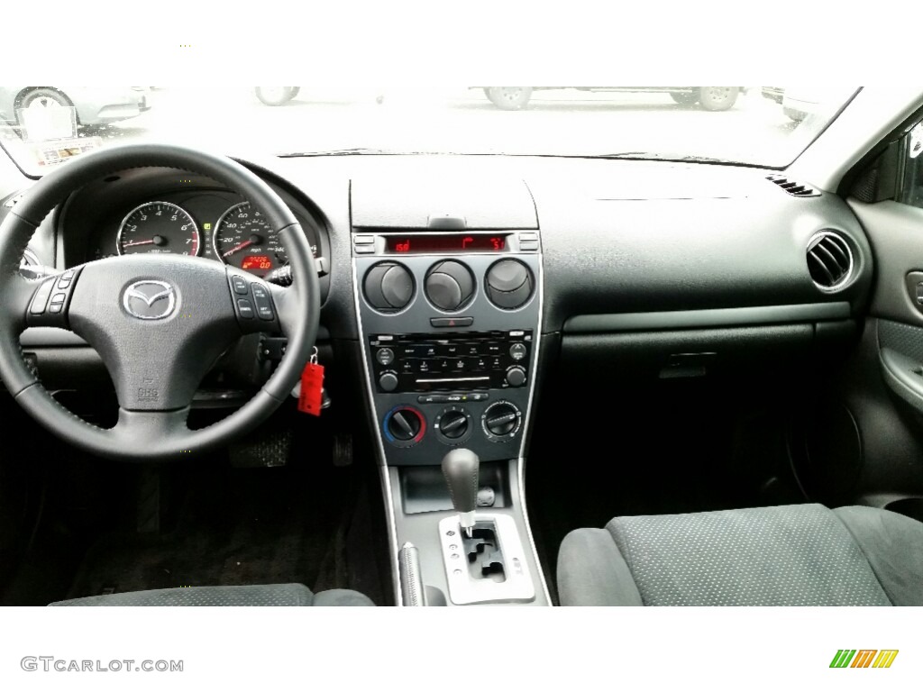 2007 MAZDA6 i Sport Sedan - Tungsten Gray Metallic / Black photo #12