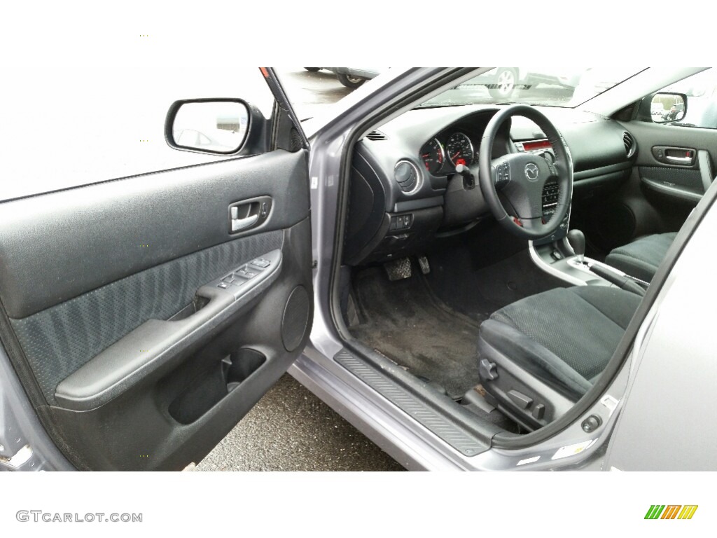 2007 MAZDA6 i Sport Sedan - Tungsten Gray Metallic / Black photo #15