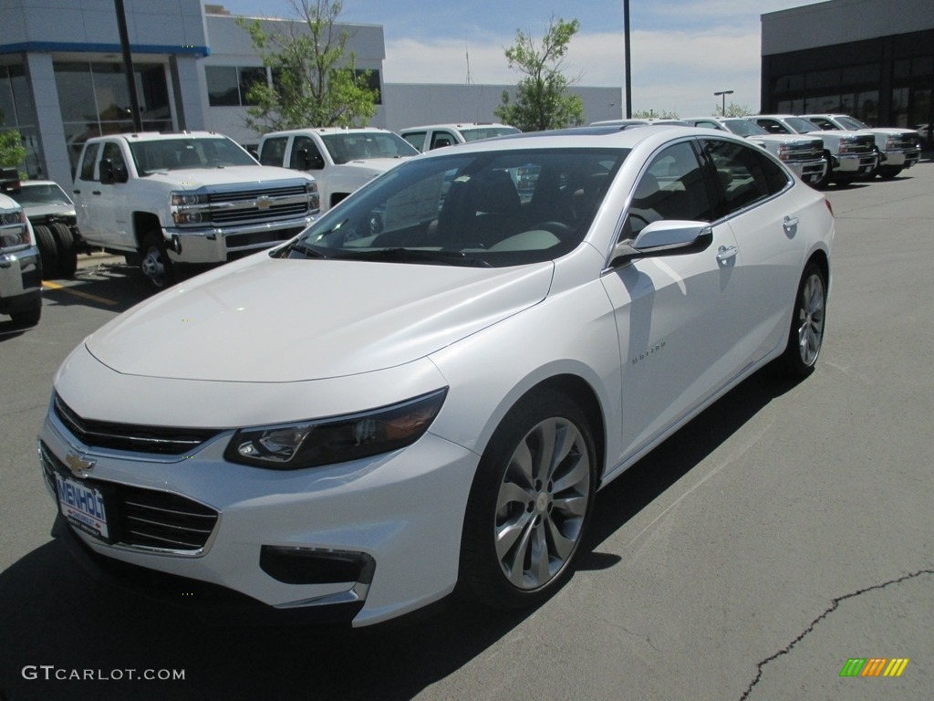 2016 Malibu Premier - Iridescent Pearl Tricoat / Dark Atmosphere/Loft Brown photo #2