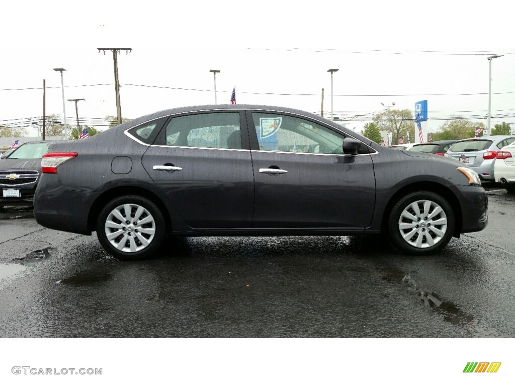 2014 Sentra S - Amethyst Gray / Charcoal photo #5