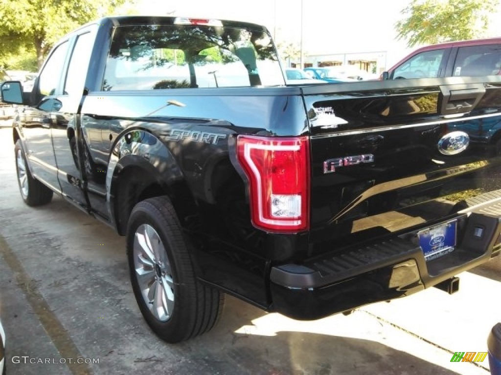 2016 F150 XL SuperCab - Shadow Black / Medium Earth Gray photo #5