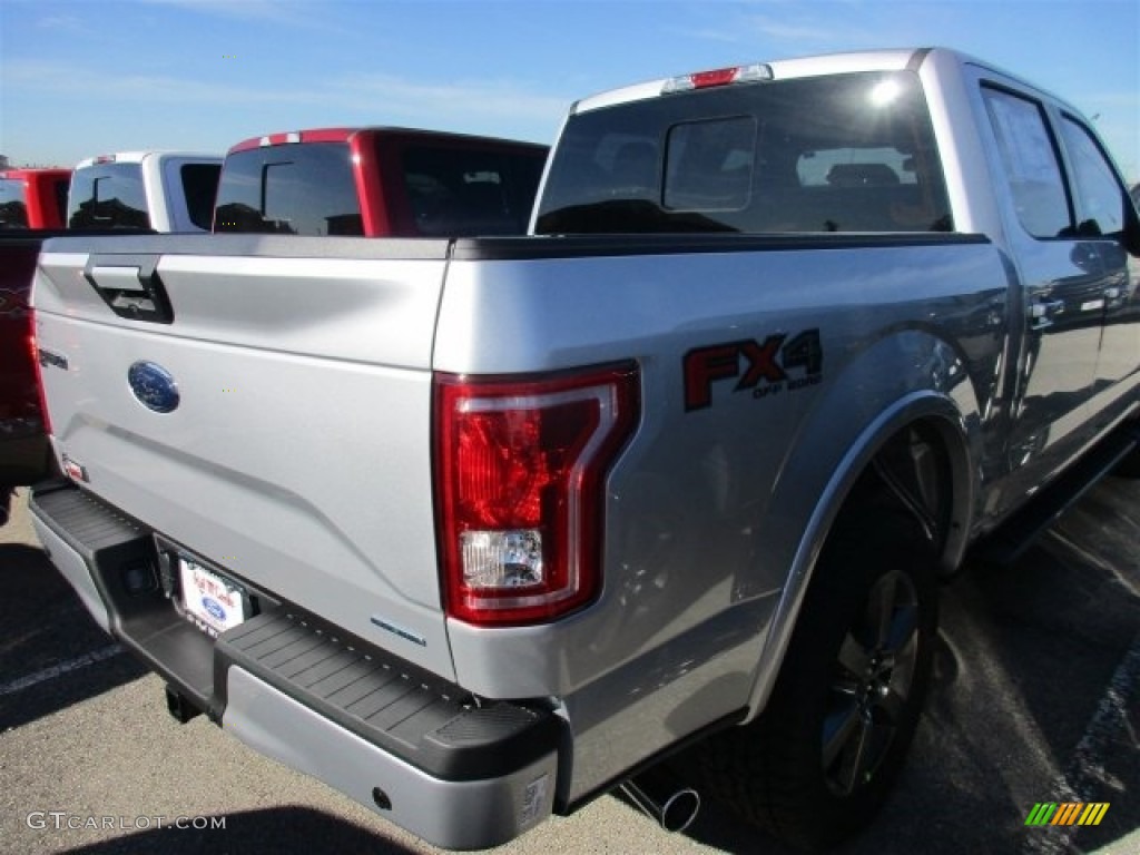 2016 F150 XLT SuperCrew 4x4 - Ingot Silver / Black photo #8