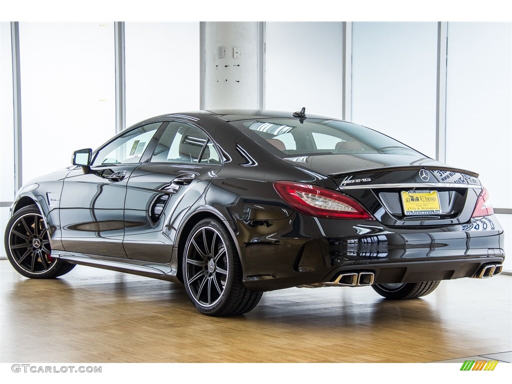 2016 CLS AMG 63 S 4Matic Coupe - Obsidian Black Metallic / designo Classic Red/Black photo #3