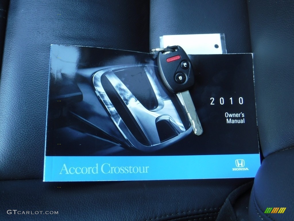 2010 Accord Crosstour EX-L 4WD - White Diamond Pearl / Black photo #23