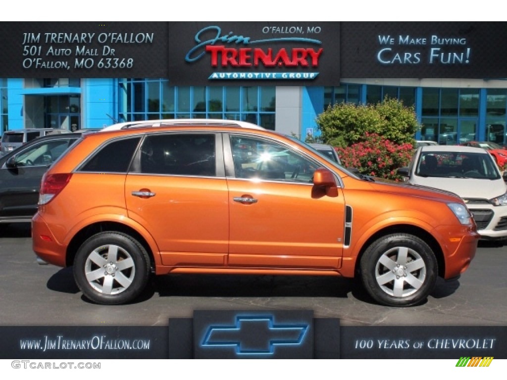 2008 VUE XR AWD - Sunburst Orange / Tan photo #1