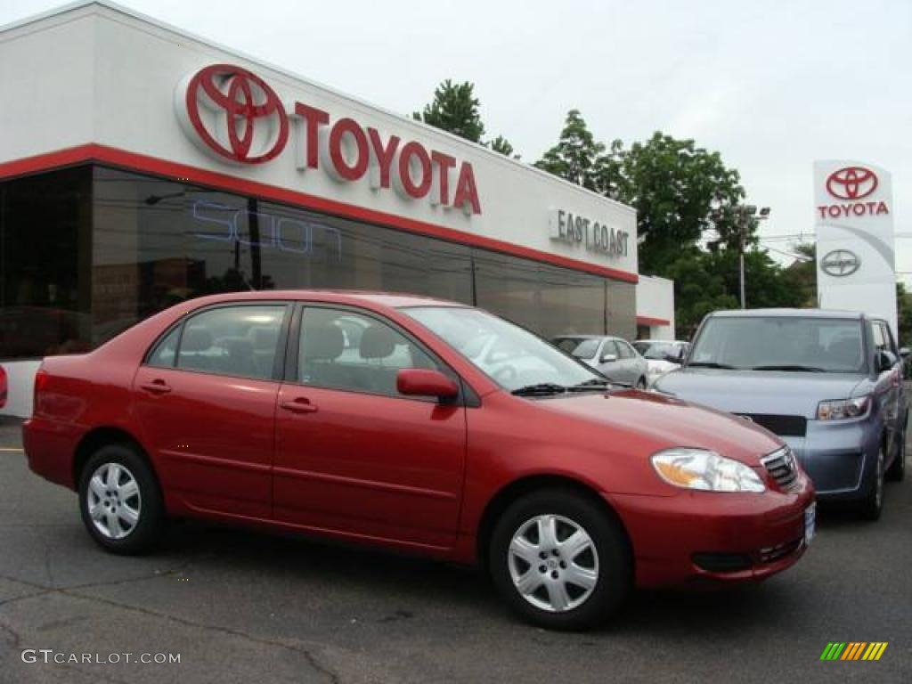 2006 Corolla LE - Impulse Red Pearl / Stone photo #1