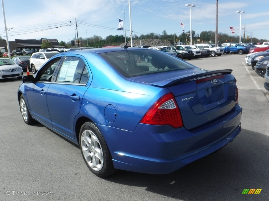 2011 Fusion SE - Blue Flame Metallic / Charcoal Black photo #9