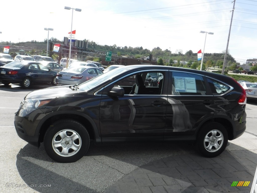 2014 CR-V LX AWD - Kona Coffee Metallic / Black photo #6