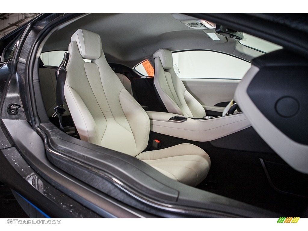 2016 i8  - Sophisto Grey Metallic / Gigia Ivory White Full Perforated Leather photo #2