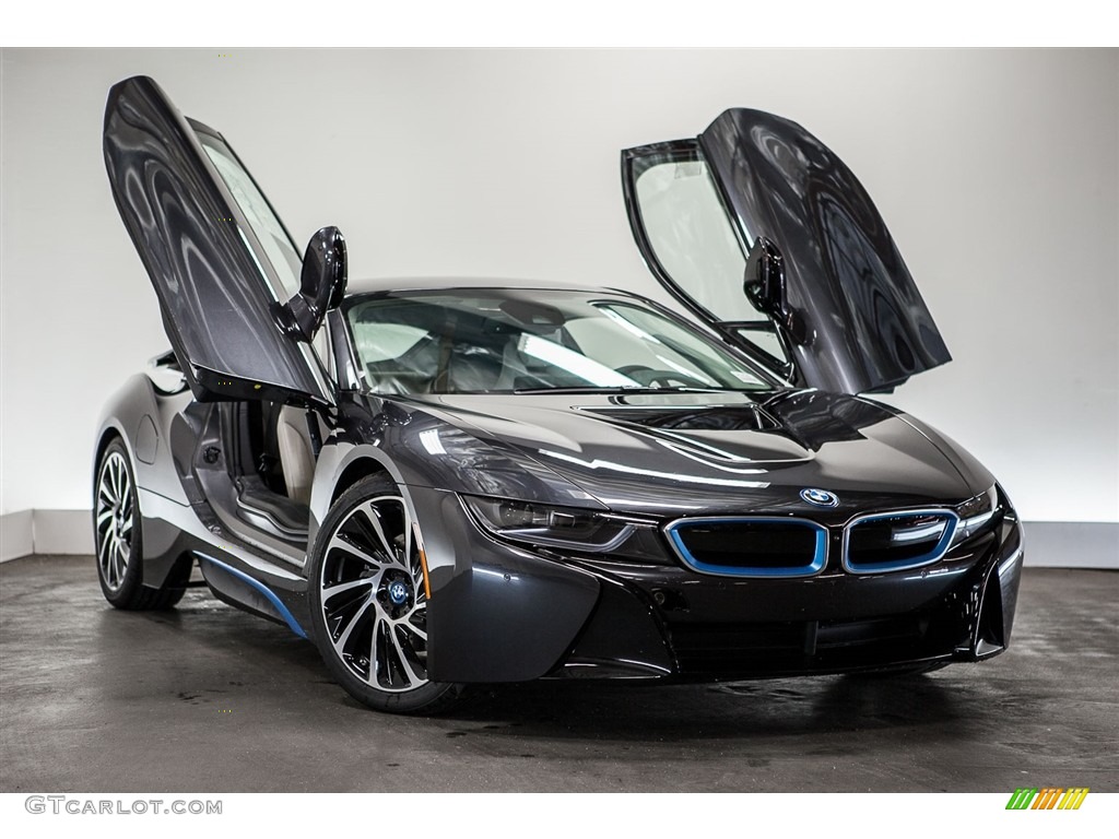 Sophisto Grey Metallic 2016 BMW i8 Standard i8 Model Exterior Photo #112820630