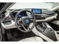 2016 BMW i8 Gigia Ivory White Full Perforated Leather Interior Prime Interior Photo