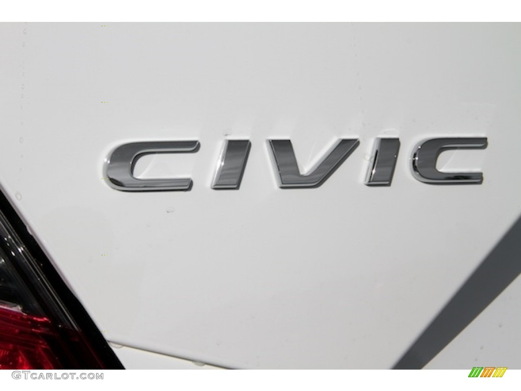 2016 Civic LX Sedan - Taffeta White / Ivory photo #3