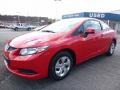 Rallye Red - Civic LX Coupe Photo No. 7