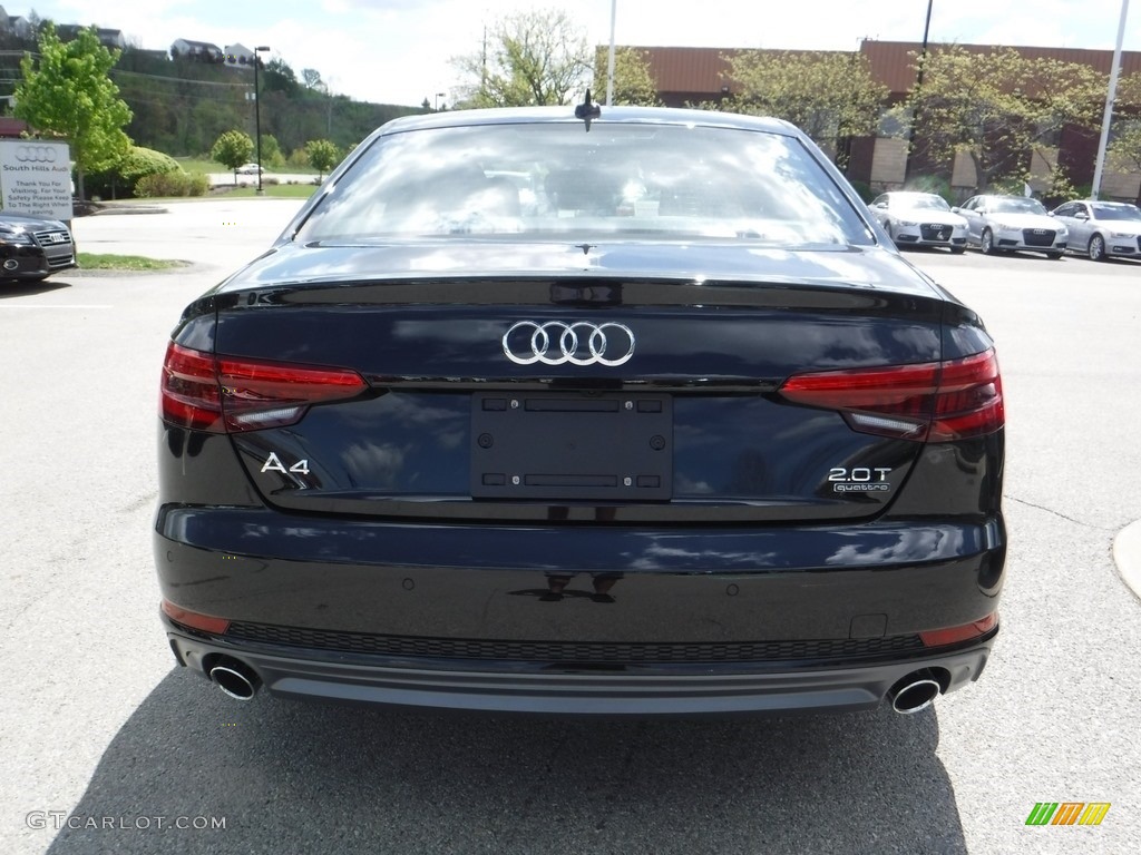 2017 A4 2.0T Premium Plus quattro - Mythos Black Metallic / Nougat Brown photo #14