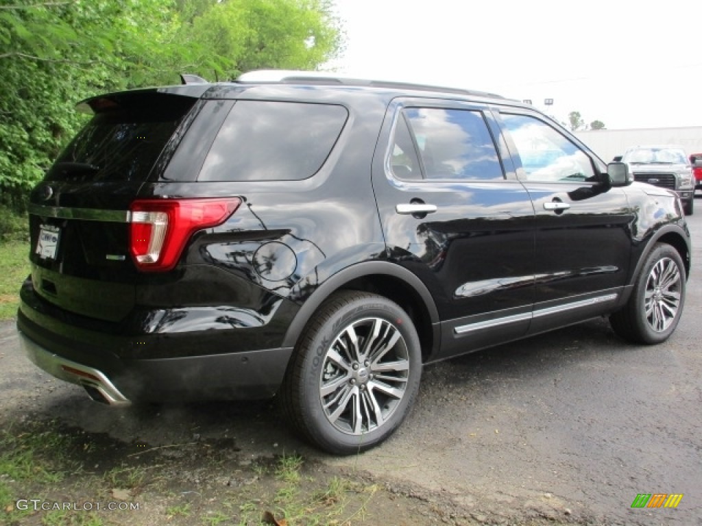 2016 Explorer Platinum 4WD - Shadow Black / Platinum Medium Soft Ceramic Nirvana Leather photo #3