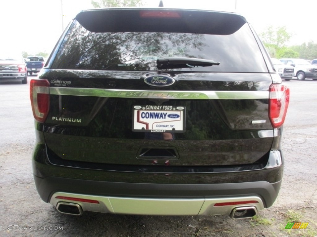2016 Explorer Platinum 4WD - Shadow Black / Platinum Medium Soft Ceramic Nirvana Leather photo #4