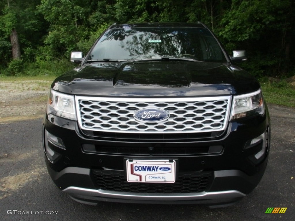 2016 Explorer Platinum 4WD - Shadow Black / Platinum Medium Soft Ceramic Nirvana Leather photo #8