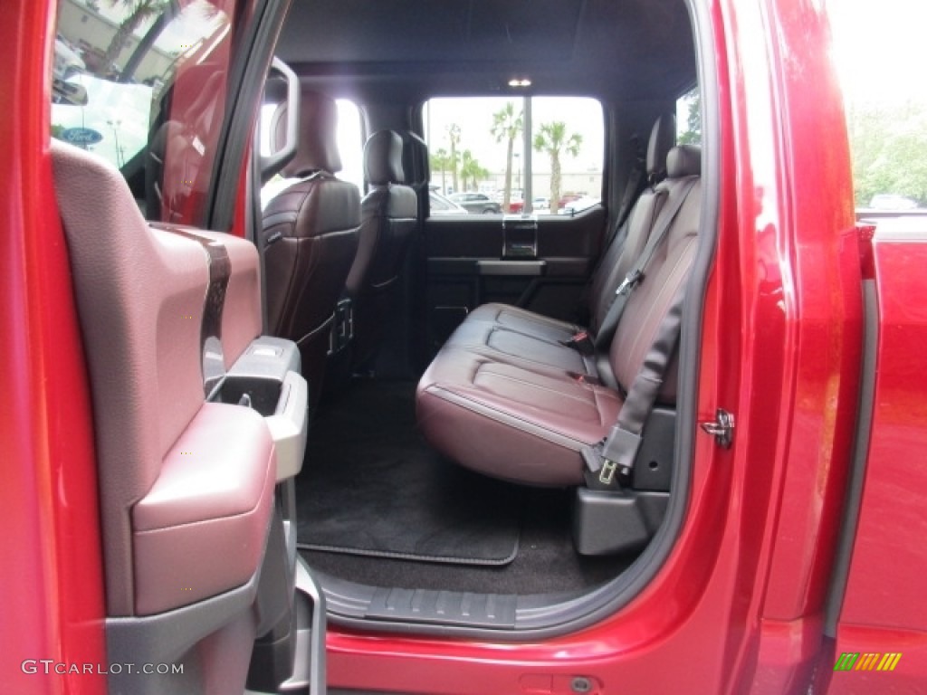 2016 F150 Platinum SuperCrew - Ruby Red / Platinum Brunello photo #15