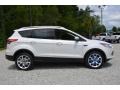 2016 White Platinum Metallic Ford Escape Titanium  photo #2