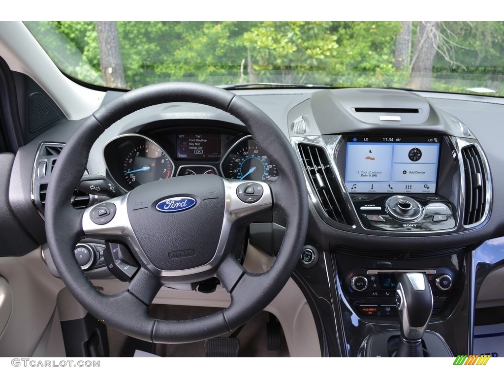 2016 Escape Titanium - White Platinum Metallic / Medium Light Stone photo #22