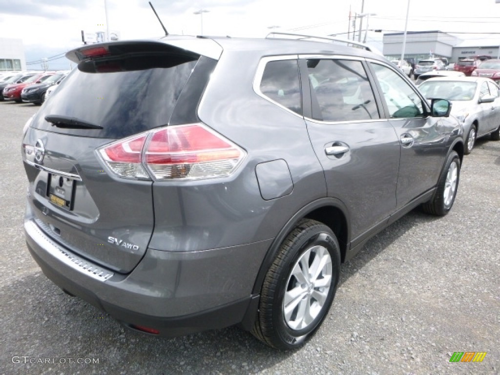 2016 Rogue SV AWD - Gun Metallic / Charcoal photo #8