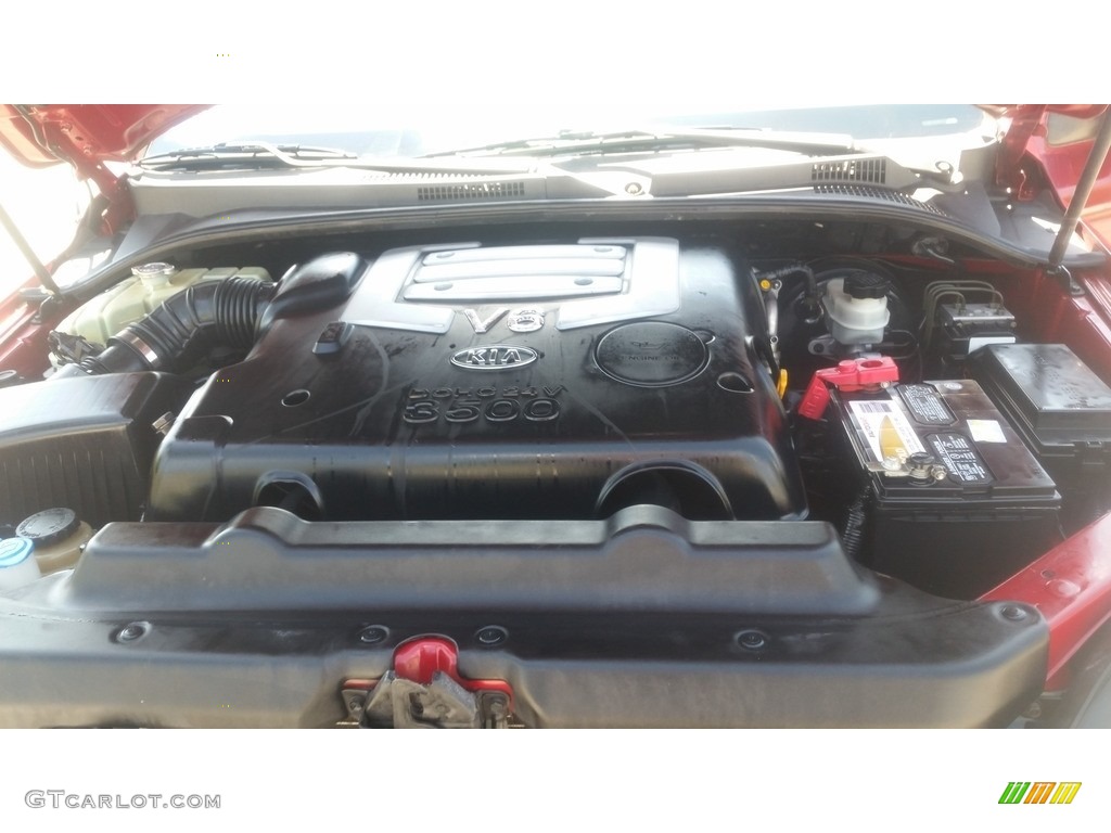 2003 Sorento LX - Ruby Red Metallic / Beige photo #20