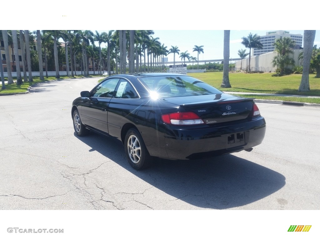 2001 Solara SE Coupe - Black Sand Pearl / Charcoal photo #3
