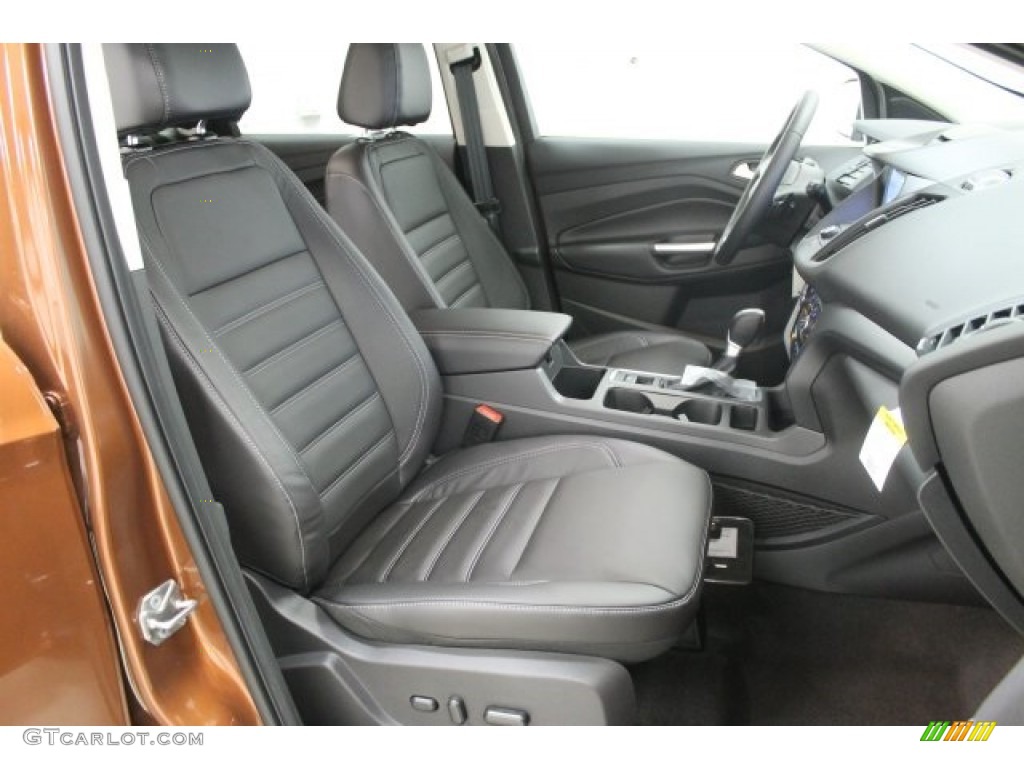 Charcoal Black Interior 2017 Ford Escape SE 4WD Photo #112832348