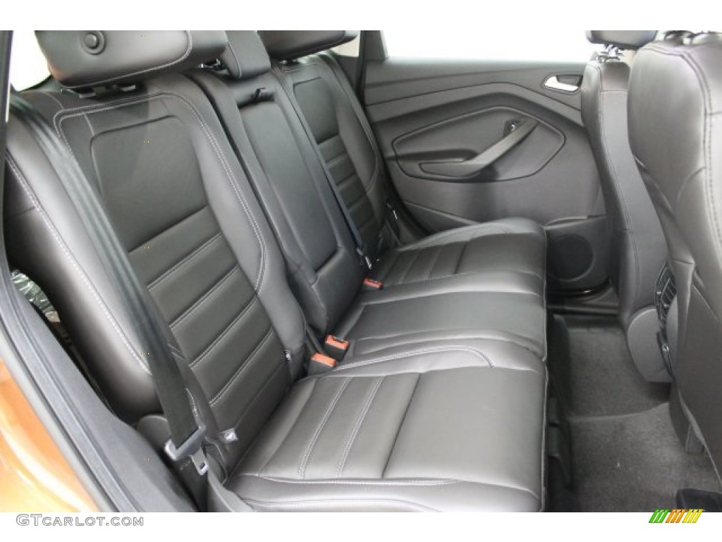 Charcoal Black Interior 2017 Ford Escape SE 4WD Photo #112832351