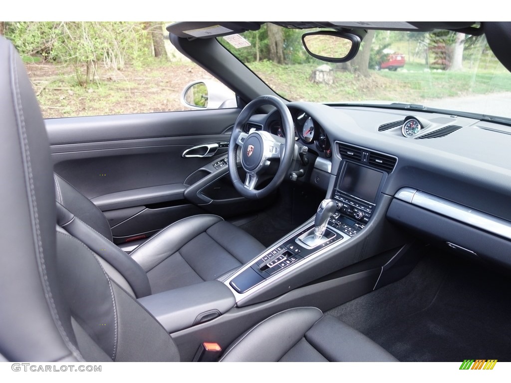 2012 911 Carrera S Cabriolet - Platinum Silver Metallic / Black photo #15