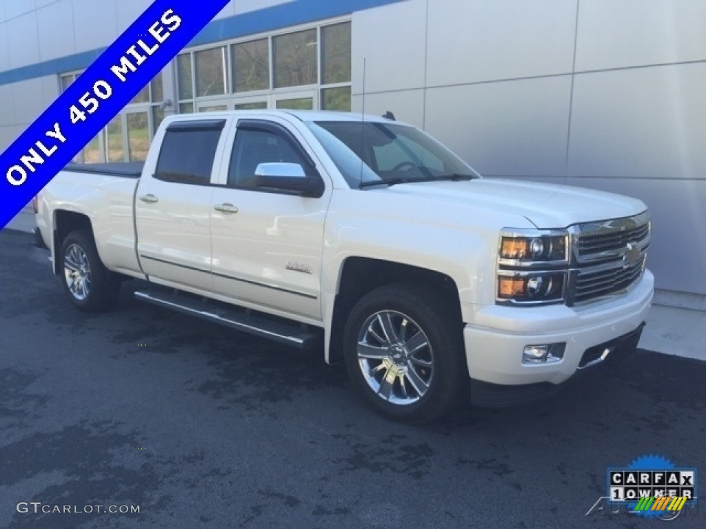 2014 Silverado 1500 High Country Crew Cab 4x4 - White Diamond Tricoat / High Country Saddle photo #1