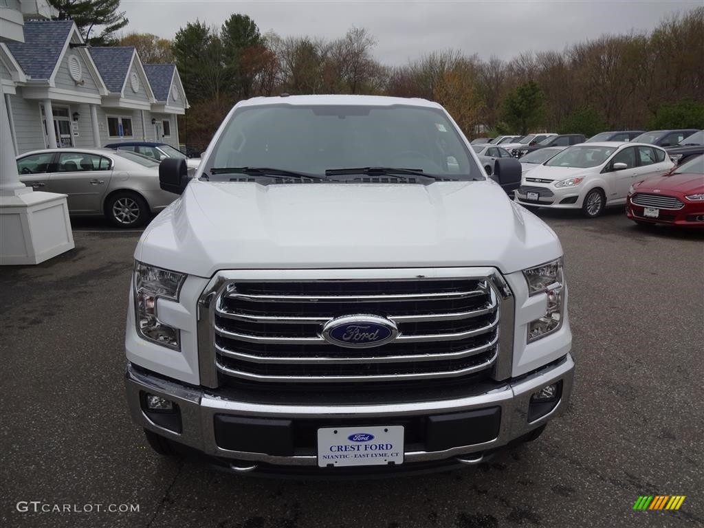 2016 F150 XLT SuperCrew 4x4 - Oxford White / Medium Earth Gray photo #2