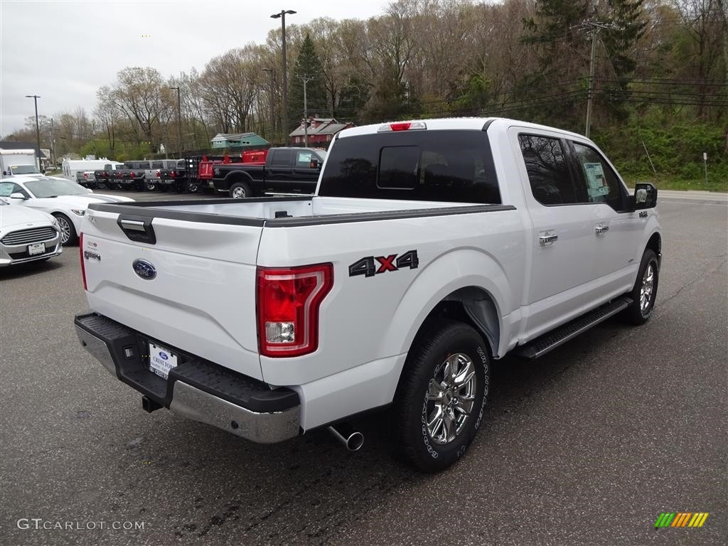 2016 F150 XLT SuperCrew 4x4 - Oxford White / Medium Earth Gray photo #7