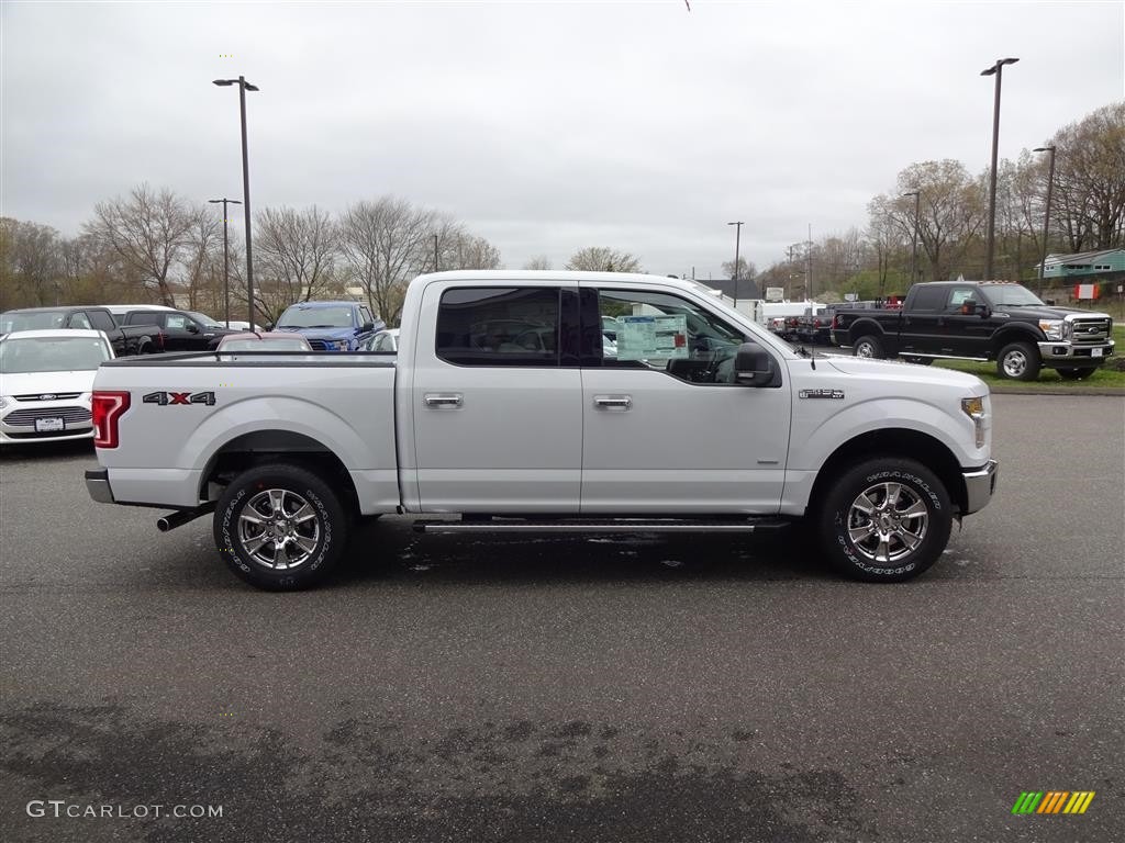 2016 F150 XLT SuperCrew 4x4 - Oxford White / Medium Earth Gray photo #8