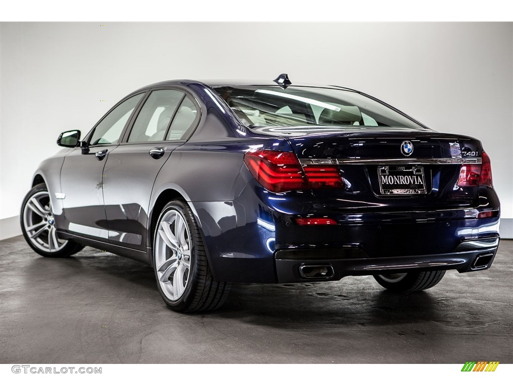 2013 7 Series 740i Sedan - Imperial Blue Metallic / Ivory White/Black photo #10