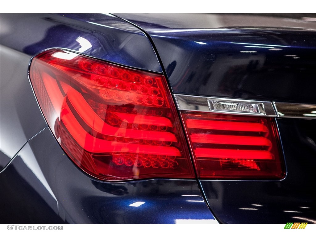 2013 7 Series 740i Sedan - Imperial Blue Metallic / Ivory White/Black photo #29