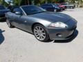 2007 Lunar Grey Metallic Jaguar XK XK8 Convertible  photo #15