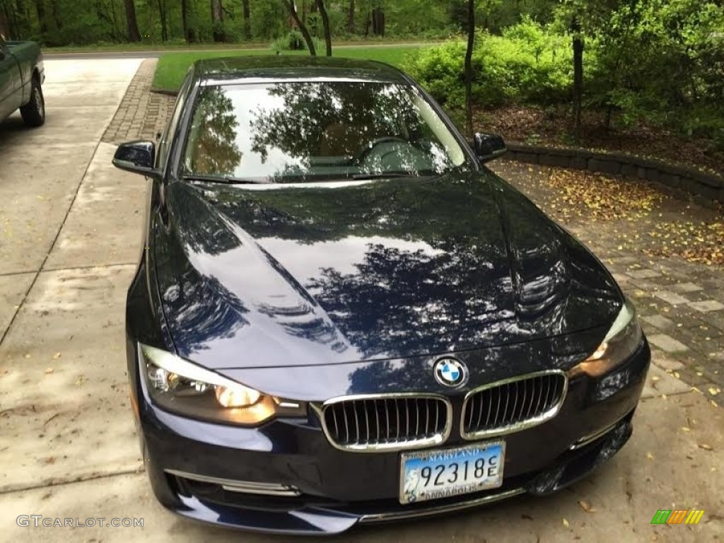 2013 3 Series 328i Sedan - Imperial Blue Metallic / Saddle Brown photo #2