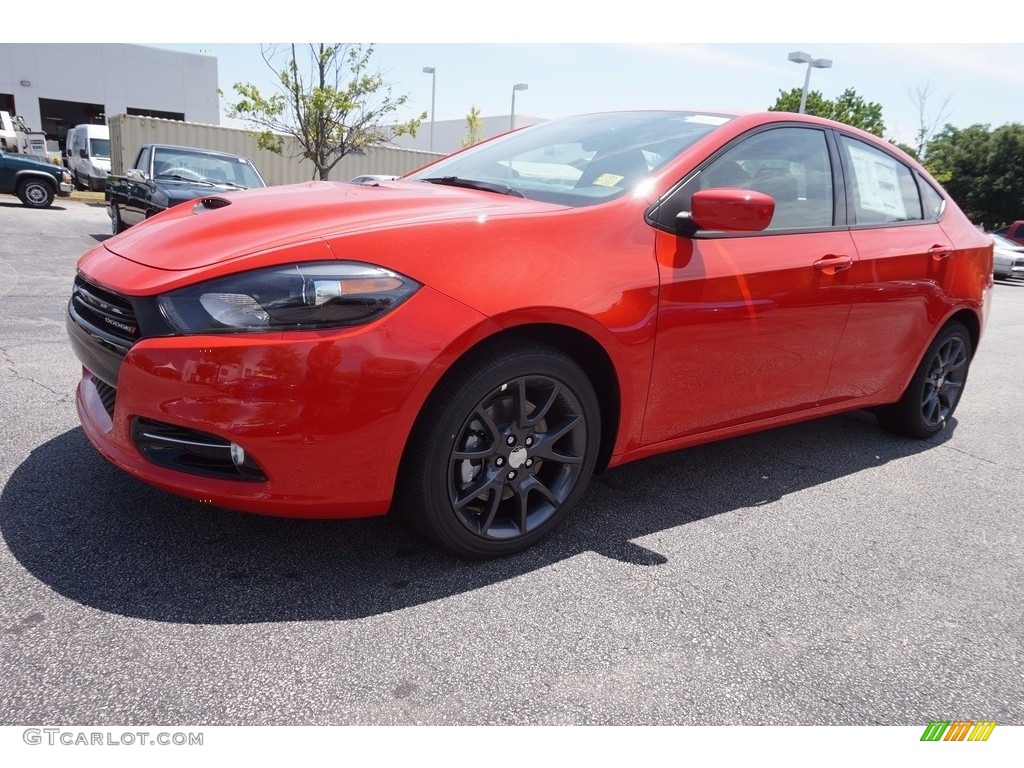 2016 Dart SXT Rallye - TorRed / Black/Light Tungsten photo #1