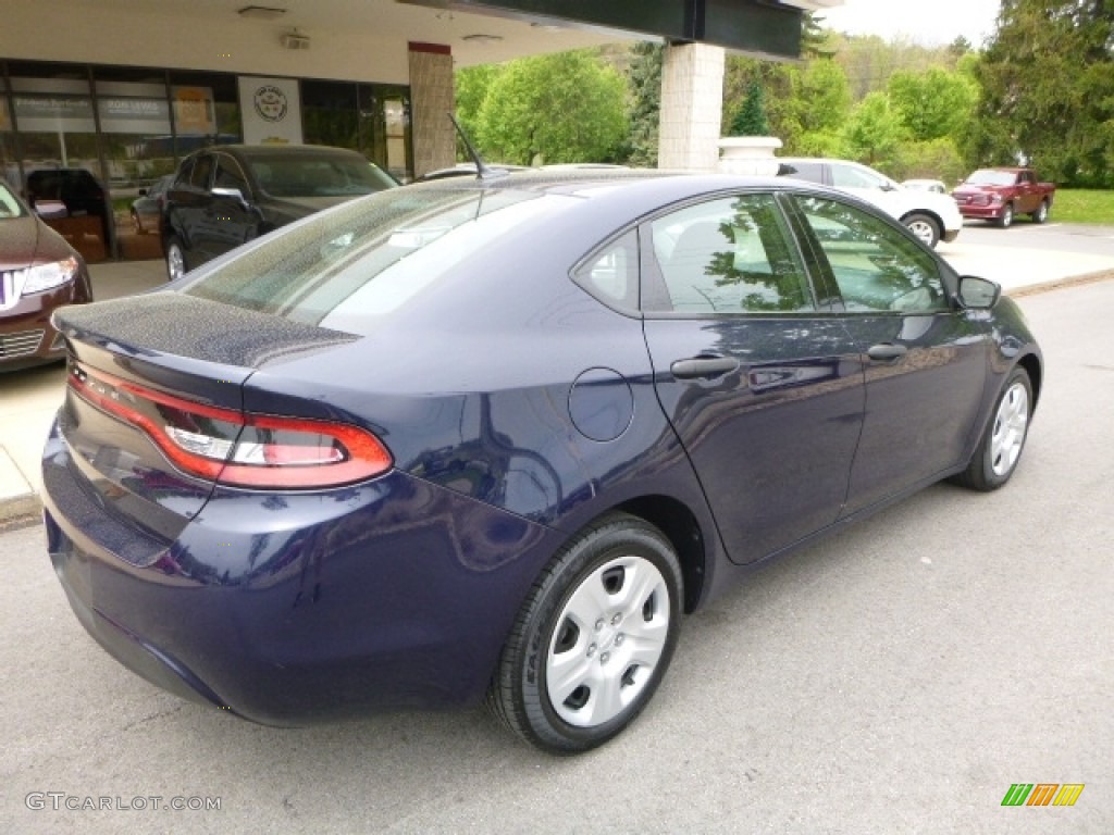 2013 Dart SE - True Blue Pearl Coat / Black photo #2